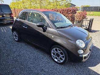 Damaged car Fiat 500C  2013/4