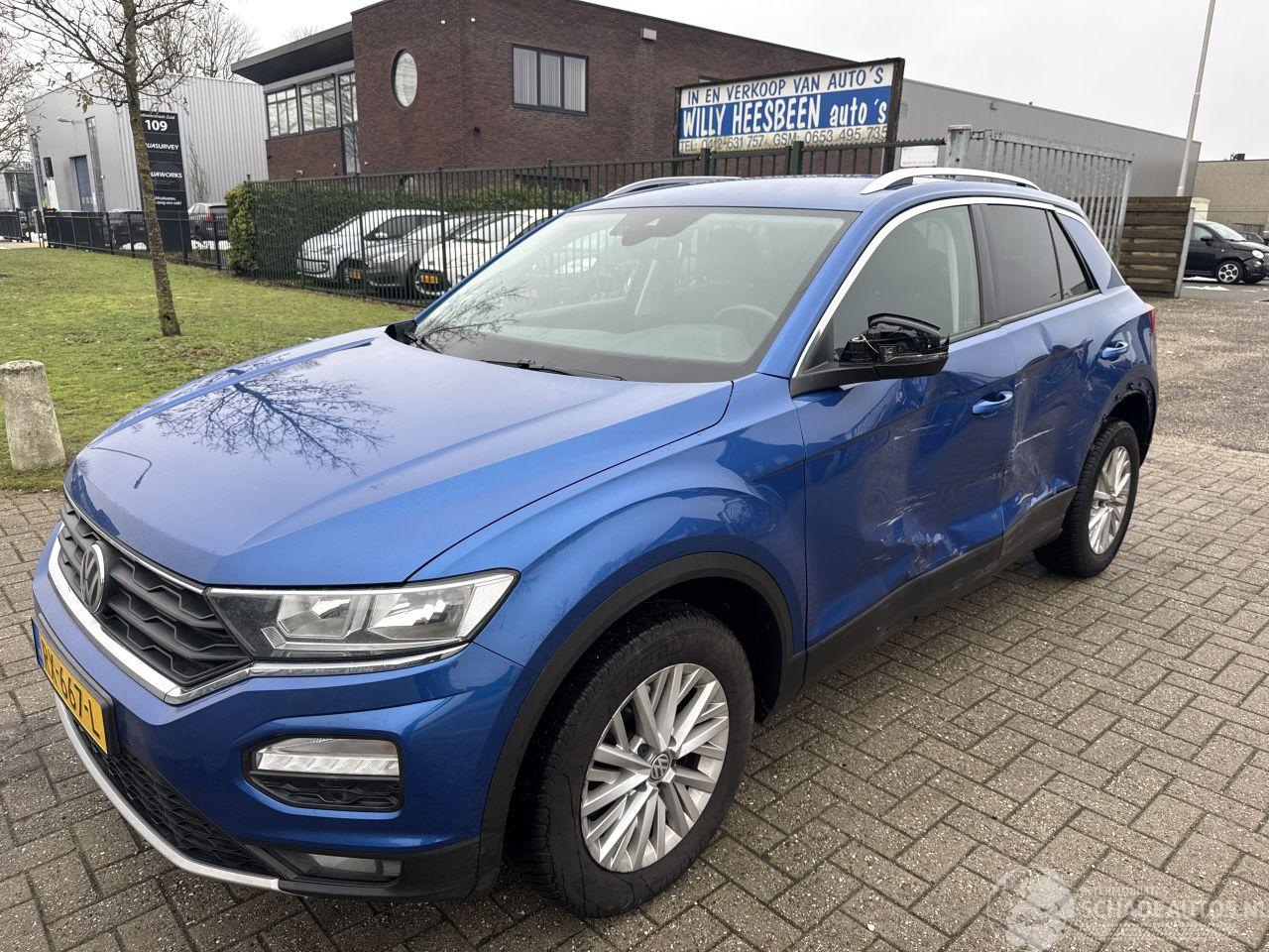 Volkswagen T-Roc 1.0 TSI 116 PK PORTIEREN SCHADE BOUWJAAR 2018 RIJDBAAR! 9500 EUR