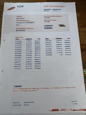 Auto incidentate Peugeot 107 Automaat 2009/6