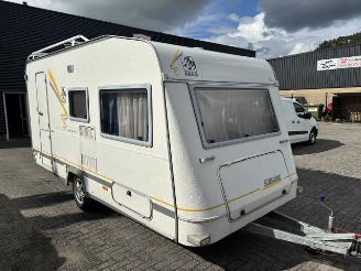 skadebil caravan Knaus  Sudwind  Voortent fietsendrager 2003/1