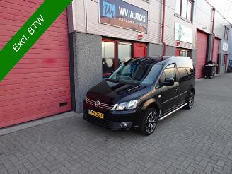 skadebil bedrijf Volkswagen Caddy 1.6 TDI dsg leer navi bbs velgen dikke caddy 2015/5