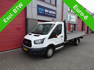 skadebil bedrijf Ford Transit 350 2.0 TDCI L4H1 Ambiente openlaadbak 3 zits 2017/6