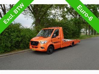 begagnad bil bedrijf Mercedes Sprinter 319 1.9 CDI crazy color edition autotransporter tijhof opbouw uniek !!! orgineel nl !!! 2023/3