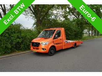 voitures fourgonnettes/vécules utilitaires Mercedes Sprinter 319 1.9 CDI crazy color edition autotransporter tijhof opbouw uniek !!! orgineel nl !!! 2023/3