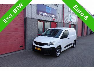 voitures fourgonnettes/vécules utilitaires Peugeot Partner 1.6 BlueHDI Pro airco trekhaak 2019/5