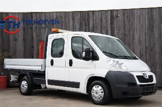 Peugeot Boxer 2.2 HDi Dubbele Cabine Open Laadbak Kraan Airco Trekhaak 96KW Euro 4 picture 5