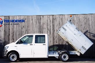 Auto incidentate Volkswagen Transporter T6 2.0 TDi Kipper/kieper Dubbele Cabine Airco 7-Persoons 75KW Euro 6 2016/11