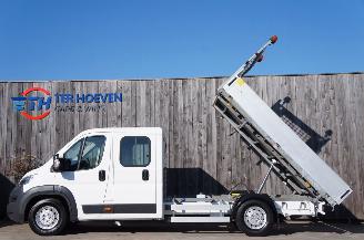 Unfallwagen Citroën Jumper 2.2 HDi 3Zijdige Kipper Dubbele Cabine Airco Navi 110KW Euro 5 2016/8