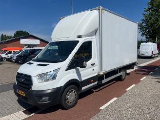 krockskadad bil bedrijf Ford Transit 35 2.0 TDCI 125KW KOFFER LAADKLEP LBW KLIMA EURO6 2022/3