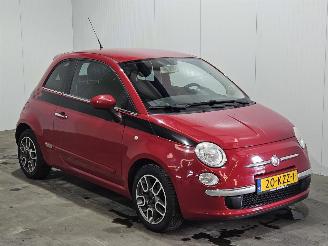 krockskadad bil auto Fiat 500 Automaat 1.2 Hatchback  Benzine 1.242cc 51kW (69pk) FWD 2010/3
