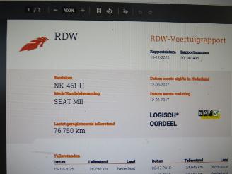 Seat Mii 10. 5Drs Sport Connect  76.000km nap navigatie Sensoren 2017  Airco  [ nieuwstaat picture 5