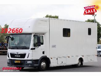 uszkodzony ciężarówki MAN TGL 8.190 Robrise Horsetruck + Camper Camera 61.047 KM! 2019/3
