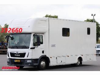 dañado camiones MAN TGL 8.190 Robrise Horsetruck + Camper Camera 61.047 KM! 2019/3