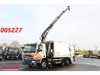 krockskadad bil vrachtwagen DAF  Faun Variopress II Hiab 211 BW-3 HiPro Kran Müllwagen 2014/3