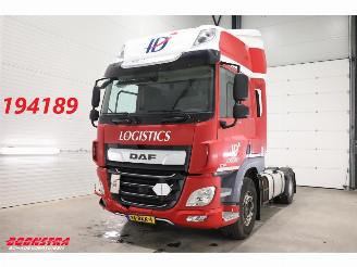 krockskadad bil vrachtwagen DAF CF 410 FT ADR ACC 4X2 Euro 6 2018/2
