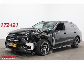 krockskadad bil auto Mercedes C-klasse Estate 180 AMG LED ACC Memory Virtual LED 17.949 km! 2024/8