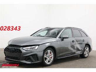 krockskadad bil auto Audi A4 Avant 40 TFSI Quattro S-Line LED B&O Navi Clima Cruise SHZ 2023/1