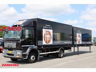 krockskadad bil vrachtwagen MAN TGM 12.240 4X2 LL Full Air Manual BDF 2X Laadbak Euro 4 2008/10