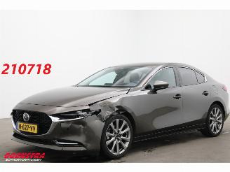 krockskadad bil auto Mazda 3 2.0 e-SkyActiv-X M Hybrid 186 Luxury LED ACC Bose HUD Memory LRHZ 2022/2