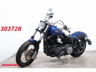 krockskadad bil motor Harley-Davidson  FXDB Dyna Street Bob Vance & Hines 2015/1
