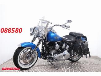dañado motos Harley-Davidson  88 FLSTFI Fat Boy 2002/6