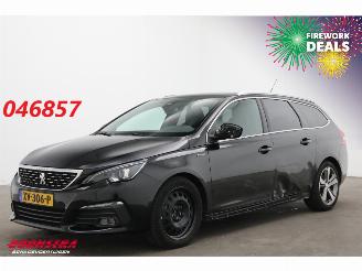 krockskadad bil auto Peugeot 308 SW 1.2 PT GT-line Pano Navi Clima Cruise Camera 74.860 km! 2019/4