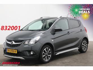 krockskadad bil auto Opel Karl 1.0 Rocks Online Edition Bluetooth Airco Cruise PDC 2017/8