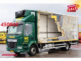 dommages camions /poids lourds DAF LF 210 FA LBW Carrier Transicold 2xCompartments 313.910 km! 2016/2
