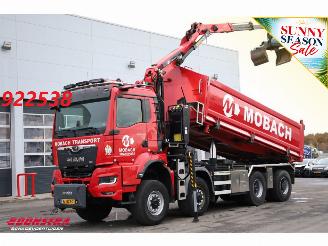 damaged trucks MAN TGS 43.510 8X8 Widespread Palfinger Q170Z84TI Kran 62.358 km!! 2024/1