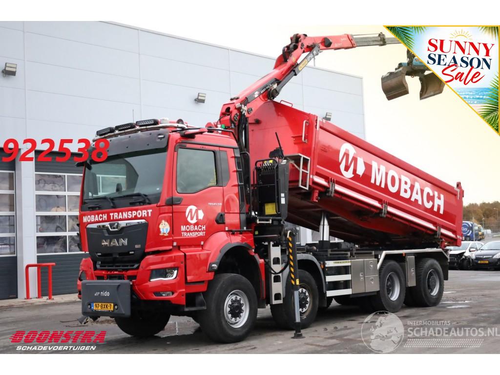MAN TGS 43.510 8X8 Widespread Palfinger Q170Z84TI Kran 62.358 km!!
