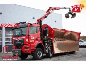 uszkodzony ciężarówki MAN TGS 43.510 8X8 Widespread Palfinger Q170Z84TI Kran 62.358 km!! 2024/1