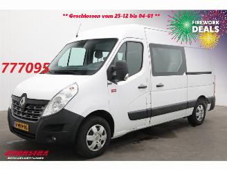 voitures fourgonnettes/vécules utilitaires Renault Master 2.3 dCi 170 PK DC DoKa 2X Schuifdeur Navi Airco Cruise AHK 2018/9