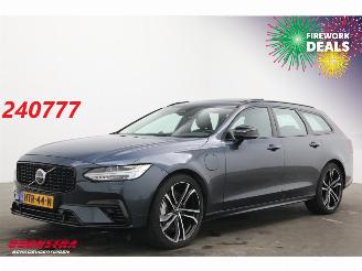 krockskadad bil auto Volvo V-90 T8 Plug-in hybrid AWD Ultra Dark Pano LED ACC B&W 360° Memory AHK 2025/7