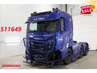 skadebil vrachtwagen Iveco S-way 530 6X2 Full Air ACC Leder Showtruck 67.003 km 2024/7