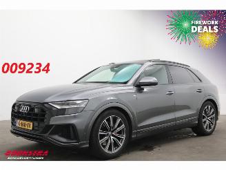 krockskadad bil auto Audi Q8 55 TFSI Quattro S-Line Pano LED ACC HUD Memory 360° Lucht 2019/10