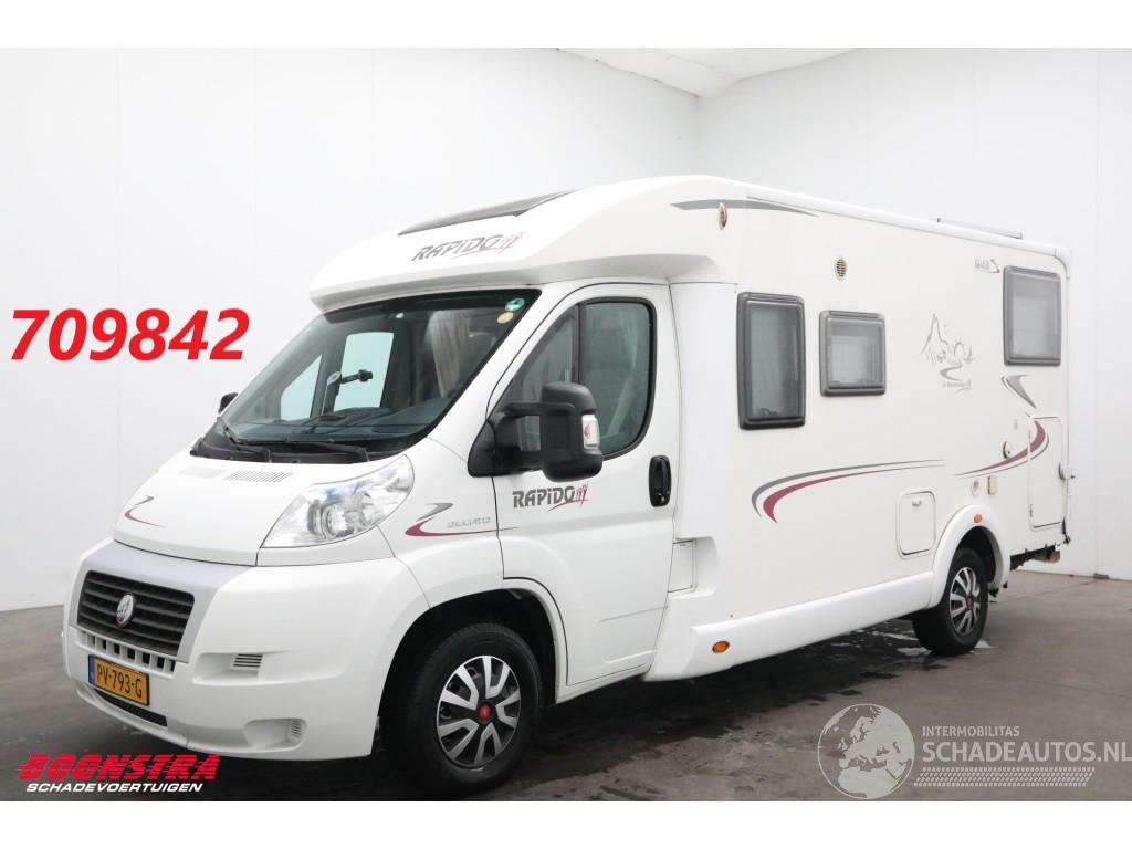 Rapido  643F 2.3 MJ Luifel Solar Fietsendrager Dwarsbed