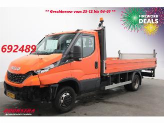 damaged commercial vehicles Iveco Daily 35C14H Hi-Matic Pritsche Airco AHK 2022/10