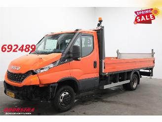 krockskadad bil bedrijf Iveco Daily 35C14H Hi-Matic Pritsche Airco AHK LBW 2022/10