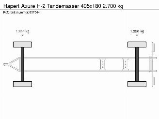 Hapert  Azure H-2 Tandemasser 405x180 2.700 kg picture 13