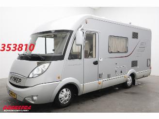 krockskadad bil camper Hymer  B 544 SL 2.3 MJ Solar Schotel Hefbed Luifel Oven Airco Cruise 134.671 km! 2010/6
