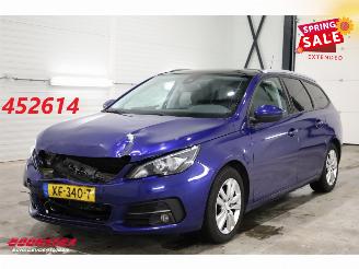 krockskadad bil auto Peugeot 308 SW 1.5 BlueHDi Active Pano Leder Navi Clima Cruise PDC 104.203 km! 2019/2