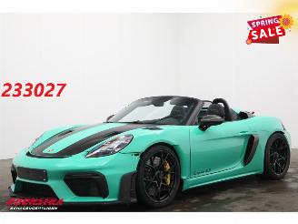 damaged passenger cars Porsche 718 Spyder RS Weissach PCCB Chrono Lift PTS 227 Lightergreen 2024/3