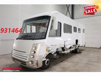 krockskadad bil camper Niesmann+Bischoff  Flair 800 ILW 70C20 Aut. Lucht Leder Dakairco Solar TV Hefbed 2014/7