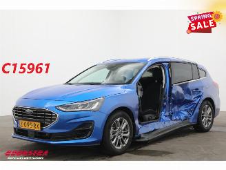 damaged passenger cars Ford Focus 1.0 EcoBoost Hybrid Aut. Titanium LED Apple/Android Navi Clima Cruise AHK 2024/6