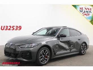 krockskadad bil auto BMW i4 M50 84 kWh Schuifdak LED ACC H/K HUD Memory 360° AHK 2024/11