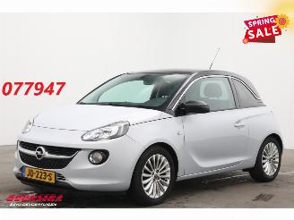 damaged passenger cars Opel Adam 1.0 Turbo Slam Pano Leder Clima Cruise LRHZ SHZ PDC 2016/2