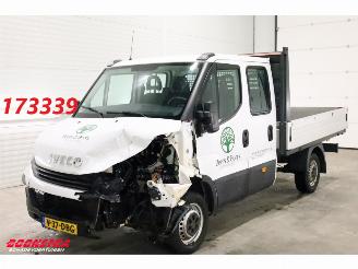 Damaged car Iveco Daily 35S12D Pritsche DoKa 7-Pers Airco AHK 87.278 km! 2017/12