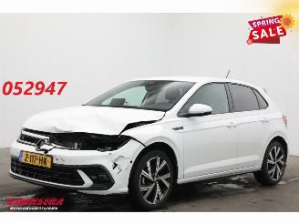 krockskadad bil auto Volkswagen Polo 1.0 TSI R-Line DSG LED ACC Virtual Apple/Android Camera LRHZ SHZ 2024/4
