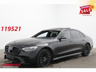 krockskadad bil auto Mercedes S-klasse 580 e Lang AMG Line 4X Memory/SHZ/Ventilatie HUD AR Burmester 2023/5