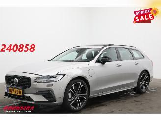 krockskadad bil auto Volvo V-90 2.0 T8 PHEV AWD Ultra Dark Pano LED ACC B&W HUD 360° Ventilatie AHK 2025/8